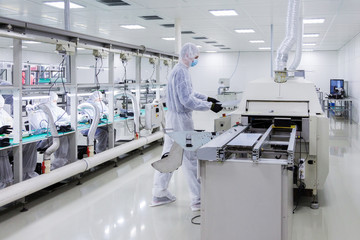 scientists working in laboratory