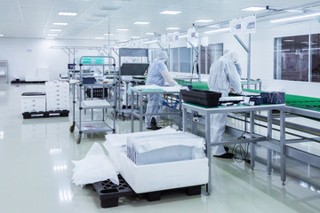 scientists working in laboratory