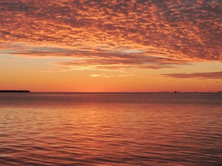 Obraz premium Red sunset