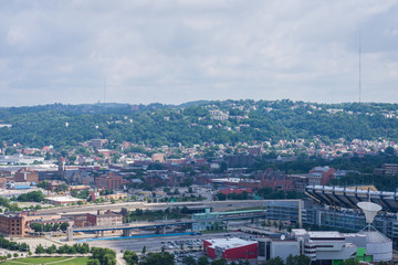 Skyline of Pittsburgh, Pennsylvania from Mount Washington