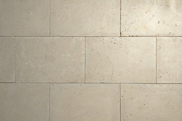 wall of ground stone slabs, backround texture