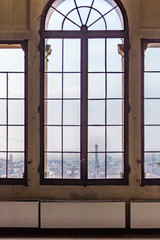 window over the roofs