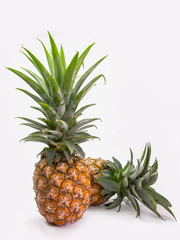 Obraz premium Ripe pineapples , Healthy fruit.