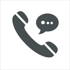 Phone web icon. Vector Illustration