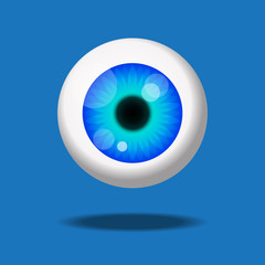 eye icon vector illustration.