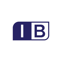 Obraz premium initial letter logo simple shape