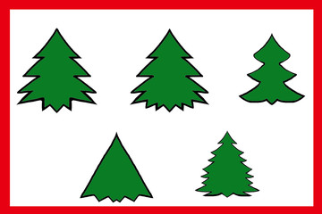 針葉樹詰め合わせ　Christmas tree set