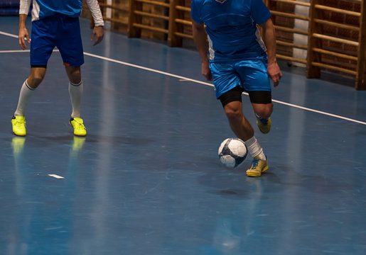  Futsal player sports hall