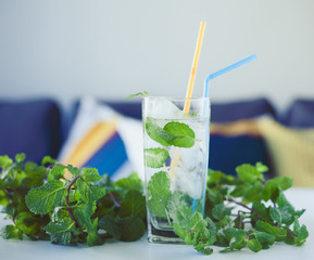 Lemonade in the glass