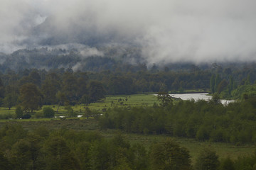 Landscape along the River Simpson near Coyhaique in the Ays&eacute;n Region of Chilean Patagonia.