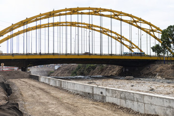 Bridge over Rimac River. Lima, Peru