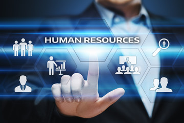 Human Resources HR management Recruitment Employment Headhunting Concept