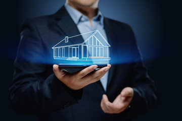 Property Management Real Estate Mortgage Rent Buy concept