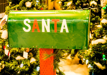 Santa's rural mailbox for all the kids to deposit their wish list in.