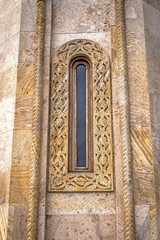 The window in the Georgian Orthodox Church