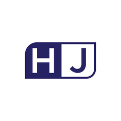 Obraz premium initial letter logo simple shape