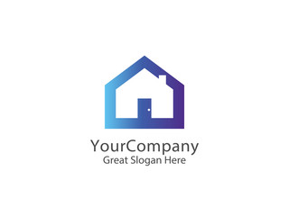 abstract house logo icon design. home sign concept for real estate.