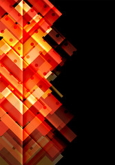 Color arrows on black background