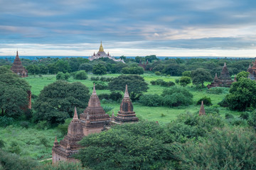 many pagodas under the sky