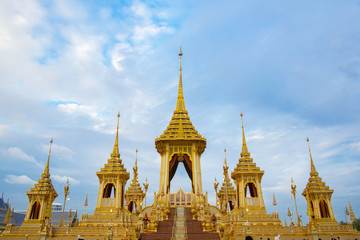 King Rama 9, Bhumibol Adulyadej Royal Crematorium 5 December 2017, Sanam Luang, Bangkok, Thailand.