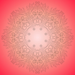 circular pattern with hearts