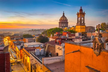 Foto op Aluminium Sunset in San Miguel De Allende, Guanajuato Mexico © Logan