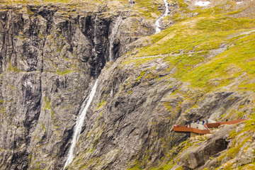 Trollstigen viewpoint in Norway