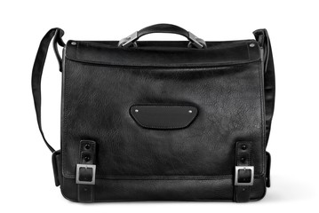 Old leather suitcase