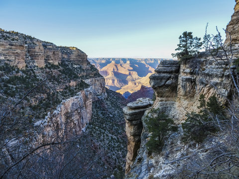 Grand Canyon View Point From South Rym
