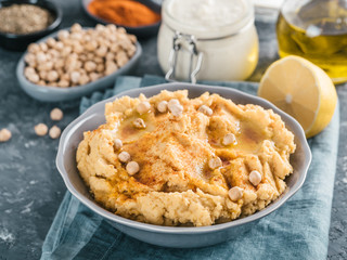 Hummus and tahini