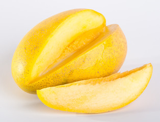Fototapeta na wymiar mango. sweet mango on background.
