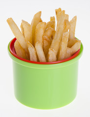 French Fries on background