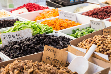 Dried fruit and nuts