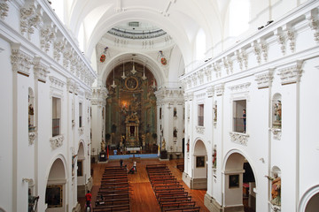  interior of San Ildefonso Church or Jesuit church (Iglesia de San Idelfonso), Toledo