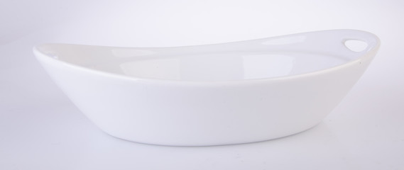 bowl, ceramic bowl on white background.
