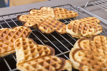 Waffeln backen, Teig anrühren, Kuchen backen, Backform belegen, Waffeleisen nutzen