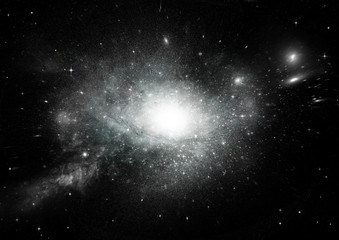 galaxy in a free space