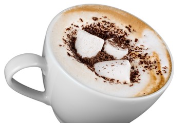 Cappuccino. Cup of Cappuccino Coffee
