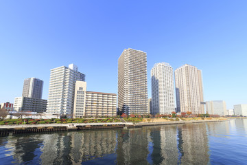 Obraz premium 大川端リバーシティ21