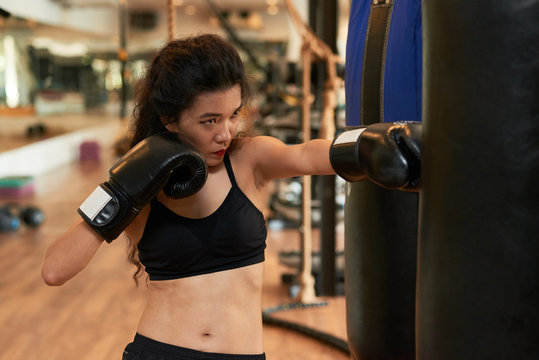 Muay Thai female boxer