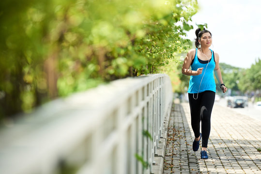 Jogging girl