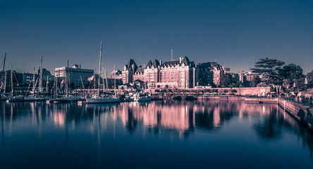 View of Inner Harbour of Victoria, Vancouver Island, B.C., Canada