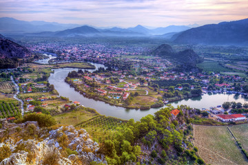 Dalyan panorama, Turkey