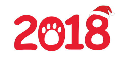 2018 dog paw