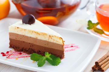 Cake three chocolate