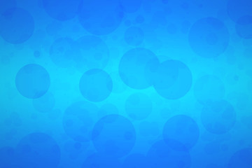 Abstract blurred gradient blue bokeh background