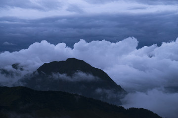 Blick vom Diedamskopf bei Schoppernau, Österreich, Bregenzerwald