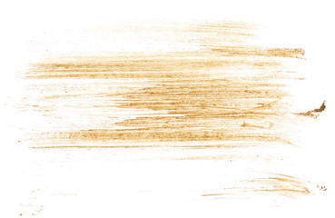 Mud stains, sprayed isolated on white background, with clipping path