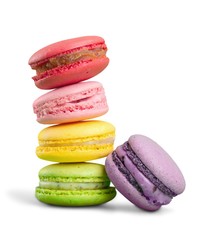 Tasty colorful macaroon
