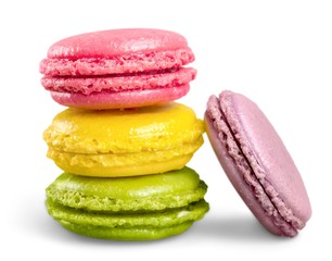 Tasty colorful macaroon